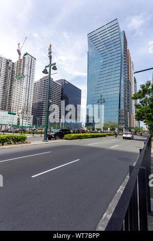 Bonifacio Global City, Taguig City Metro Manila, Philippines, Tuesday 20th August, 2019. SM Aura Premier Shopping Mall and BGC Business District. Stock Photo