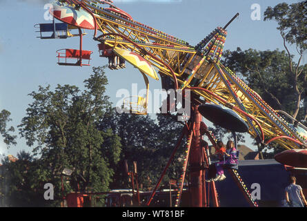 1990s, children at a funfair, England, UK Stock Photo - Alamy