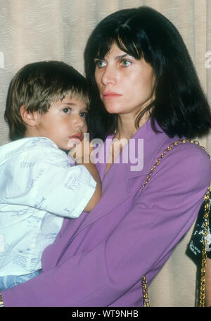 Mary Bono, son Chesare Elan Bono, 1993, Photo By Michael Ferguson