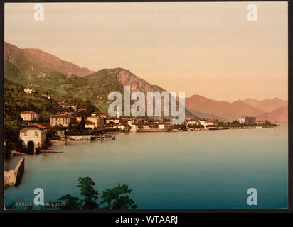 Menaggio, general view, Lake Como, Italy; Stock Photo