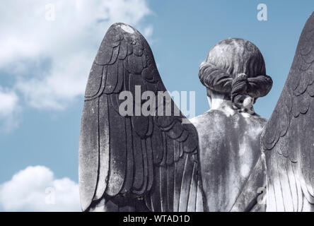 Angel sculpture in a colonial city of Rio de Janeiro State Stock Photo