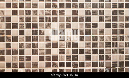 Abstract mosaic, ceramic kitchen tile glass, abstract pattern background. Stock Photo