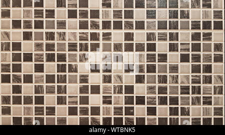 Abstract mosaic, ceramic kitchen tile glass, abstract pattern background. Stock Photo