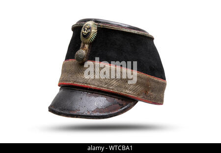 Imperial Russia Hat Officer Cap Russian-Turkish war 1877-1878. Stock Photo