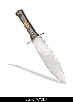 Italian colonial police officer dagger, model 1939 was carried by officers in Italian colonies in Africa, straight handle has finger grooves, two bake Stock Photo