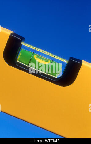 A Level Being used in Construction Stock Photo
