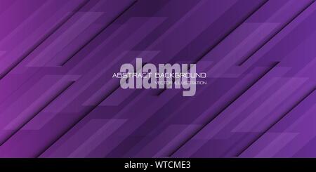Abstract violet black line geometric pattern design modern futuristic background vector illustration. Stock Vector