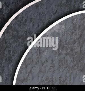 Black and White Abstract Grungy Background Design in Editable Vector Format Stock Vector