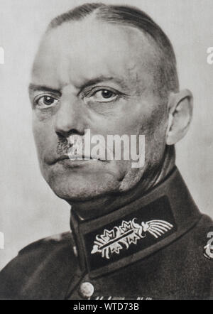 The marshal Gerd von Runstedt. Commander of the German army on the Western front. Stock Photo