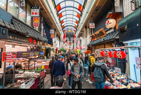 Kuromon Ichiba, Market, Osaka, Japan Stock Photo - Alamy