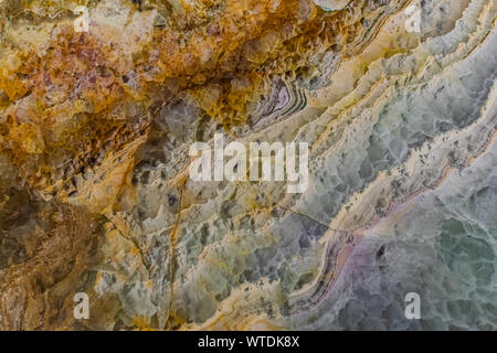 Fluorite surface texture close view Stock Photo