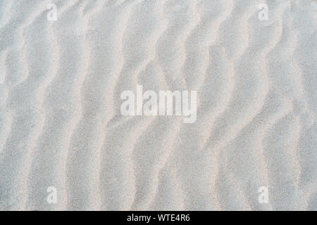 Sand texture of a beach with undulations Stock Photo