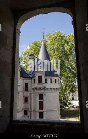 Chateau du Azay le Rideau Stock Photo