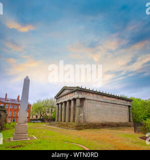 Liverpool, UK - May 16 2018: Old Chaple of St. Jame's Cemetery by John Foster at Liverpool Cathedral, the Oratory houses 19th century memorial sculptu Stock Photo