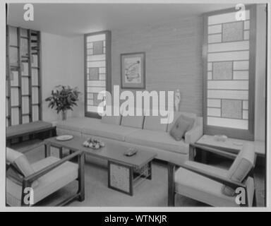 Mr. and Mrs. Simon Horowitz, residence at 8206 256th St., Floral Park, Long Island. Stock Photo