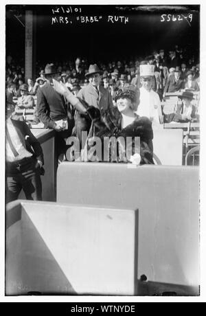 Mrs. Babe Ruth, nee Helen Woodford (baseball) Stock Photo