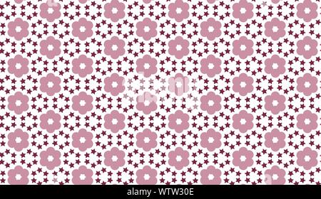 Simple vector seamless abstract pattern on a white background. Stock Vector