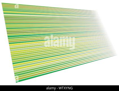 3d lines pattern in perspective. Oblique, slanting stripes. Diminishing parallel, straight skew strips, streaks texture.Asymmetric dynamic lines abstr Stock Vector