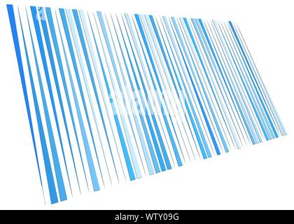 3d lines pattern in perspective. Oblique, slanting stripes. Diminishing parallel, straight skew strips, streaks texture.Asymmetric dynamic lines abstr Stock Vector