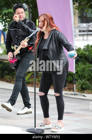 Tiffany Darwish outside ITV Studios Featuring: Tiffany Darwish Where