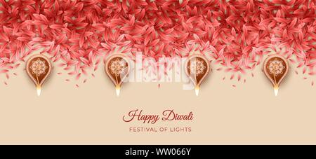 Seamless Rangoli Pattern Stock Vector