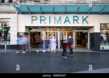 The front of the Primark Store on The High Street, Croydon in South ...