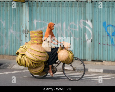 Bicycle, Yogyakarta, Java, Indonesia Stock Photo