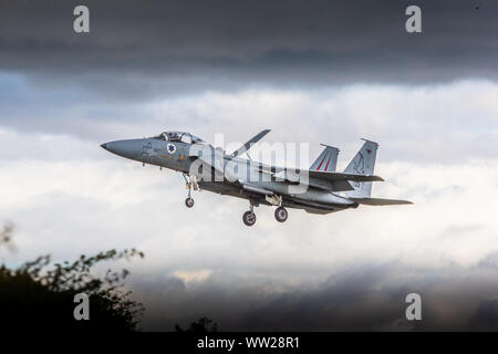 Exercise Cobra Warrior 2019 - Aircraft depart RAF Waddington, Lincolnshire, on exercise -  September 11th 2019 Stock Photo