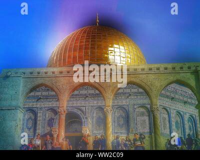 Dome of the Rock in Jerusalem on 27.12.2018. | usage worldwide Stock Photo