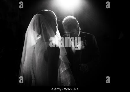 Atmospheric wedding Stock Photo