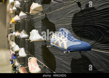 SINGAPORE CIRCA APRIL 2019 interior shot of Onitsuka Tiger store in Jewel Changi Airport Stock Photo Alamy