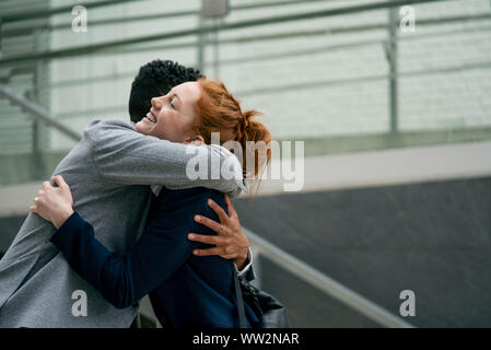 Couple embracing each other Stock Photo