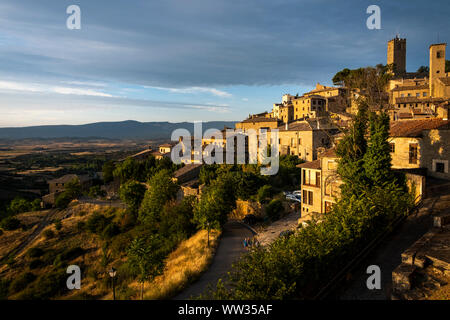 Sos del Rey Catolico at sunset Stock Photo