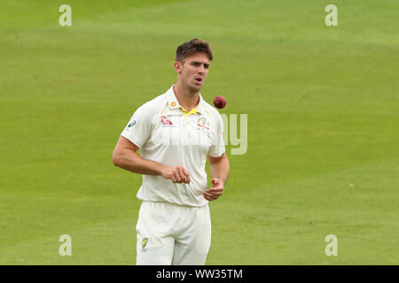 London, UK. 12th Sep, 2019. Mitchell Marsh of Australia during day one of the 5th Specsavers Ashes Test Match, at The Kia Oval Cricket Ground, London, England. Credit: ESPA/Alamy Live News Stock Photo