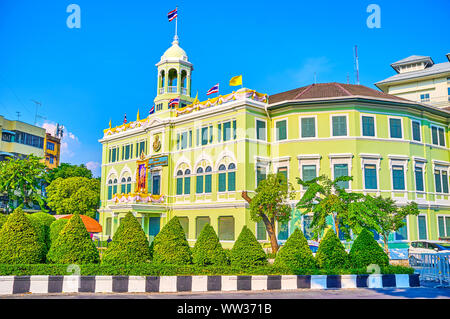 BANGKOK, THAILAND - APRIL 24, 2019: The beautiful edifice is a historical department store in Dusit district, nowadays serves as the King Prajadhipok Stock Photo
