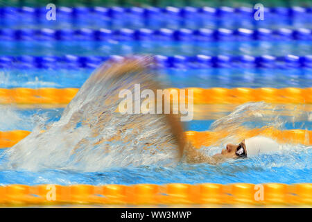 London, UK. 12th Sep, 2019. Alexander Markov of Russia in action during the Men's 200m Freestyle S2 Final. World Para Swimming Allianz Championships 2019 day 4 at the London Aquatics Centre in London, UK on Thursday 12th September 2019. this image may only be used for Editorial purposes. Editorial use only, pic by Steffan Bowen/Andrew Orchard sports photography/Alamy Live news Credit: Andrew Orchard sports photography/Alamy Live News Stock Photo