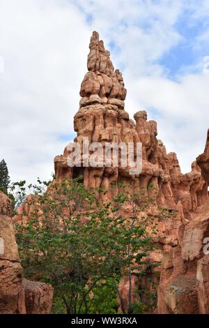 Big Thunder Mountain Railroad Stock Photo