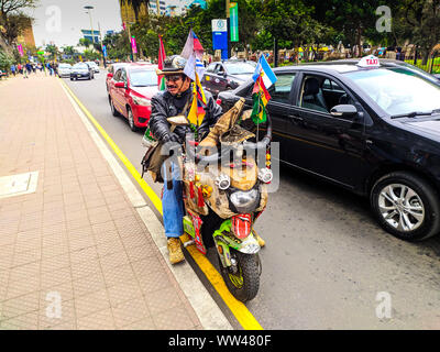 Miraflores one with his parque Kennedy in Lima Peru, most visit by tourist Stock Photo