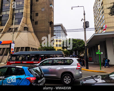 Miraflores one with his parque Kennedy in Lima Peru, most visit by tourist Stock Photo