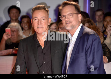 September 12, 2019, Toronto, Ontario, Canada: BRUCE SPRINGSTEEN and THOM ZIMNY attend the 'Western Stars' premiere during the 2019 Toronto International Film Festival at Roy Thomson Hall. (Credit Image: © Igor Vidyashev/ZUMA Wire) Stock Photo