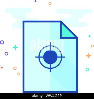 Printing quality control icon in outlined flat color style. Vector illustration. Stock Vector