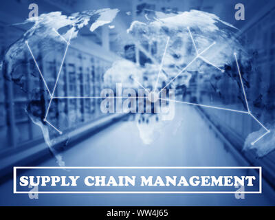 Global trading network, supply chain management concept, logistic import and export, Elements of this image furnished by NASA Stock Photo