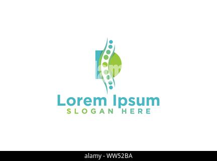 spine Logo Designs Vector Illustration Stock Vector