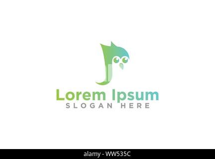 Abstract Penguin Logo Designs, Vector Illustration Stock Vector