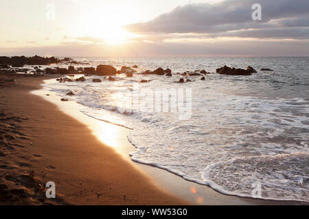 Playa des Ingles, district La Playa in Valle Gran Rey, La Gomera, Canary Islands, Spain Stock Photo