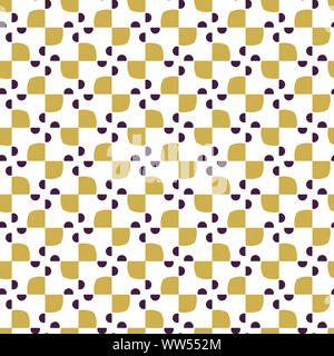 Simple seamless abstract pattern on a white background. Stock Photo