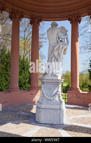 Apollo temple in the castle grounds Schwetzingen, Schwetzingen, Rhein-Neckar-Kreis, Baden, Baden-Wuerttemberg, Germany Stock Photo