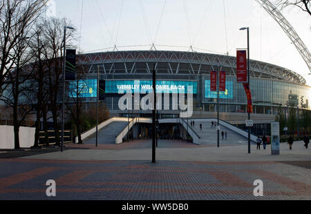 The entrance to Wembley stadium Stock Photo - Alamy