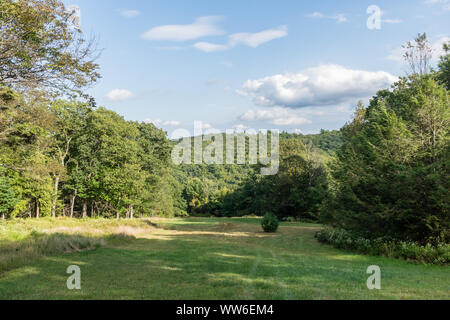 Beautiful Poconos vista in the summer, north eastern Pennsylvania Stock Photo