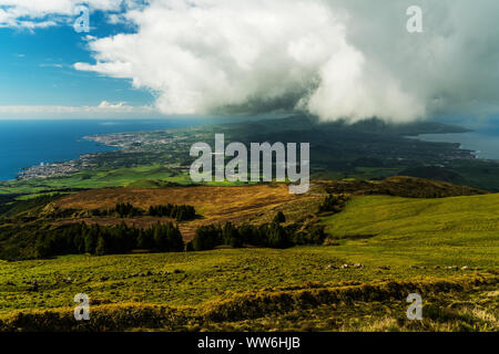 Weather impression on the Azores island Sao Miguel, Azores, Portugal Stock Photo